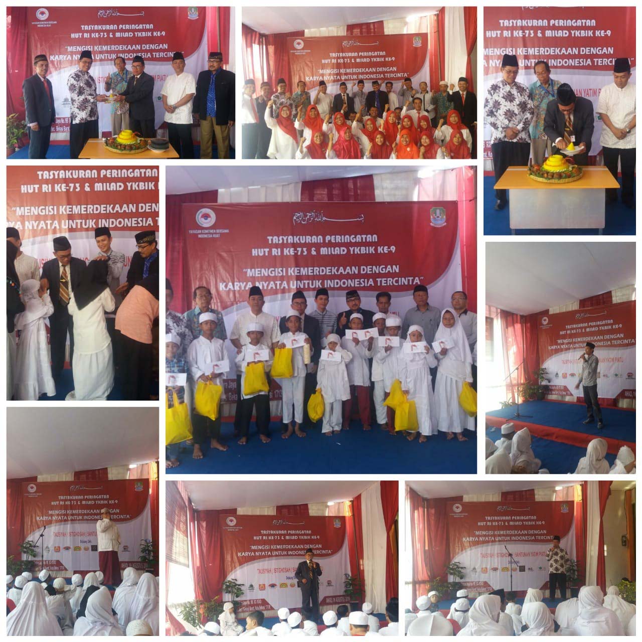 Peringatan HUT ke-73 RI & Milad ke-9 YKBIK