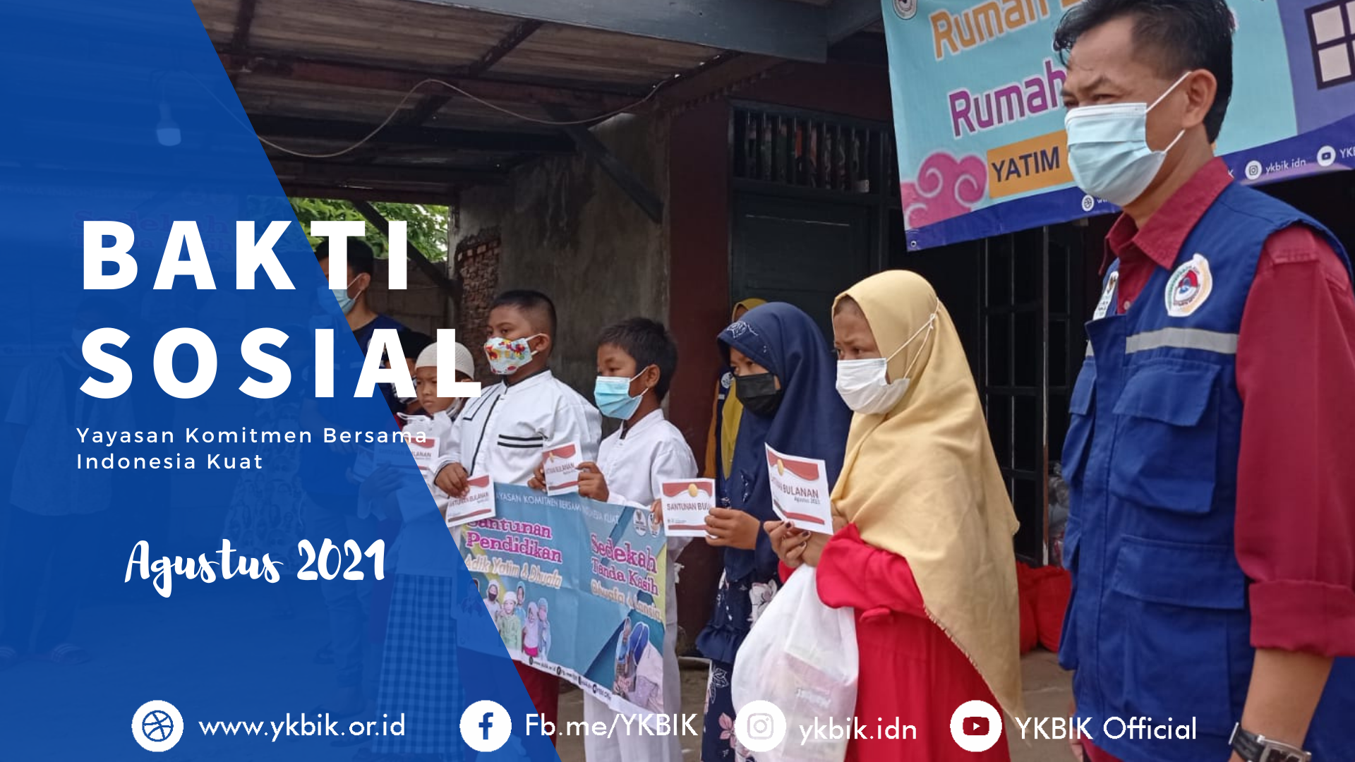 Bakti Sosial YKBIK Agustus 2021