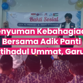 Senyuman Kebahagiaan Bersama Adik Panti Ittihadul Ummat, Garut