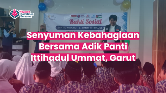 Senyuman Kebahagiaan Bersama Adik Panti Ittihadul Ummat, Garut