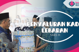 Penyaluran Kado Lebaran Yatim di Panti Ittihadul Ummat Garut