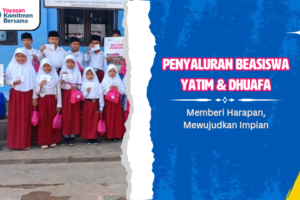 Laporan kegiatan penyaluran Beasiswa