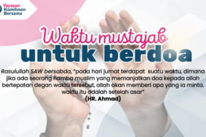 Waktu Mustajab Untuk Berdoa