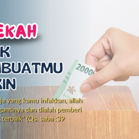 Bersedekah tidak membuatmu miskin