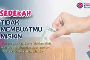 Bersedekah tidak membuatmu miskin
