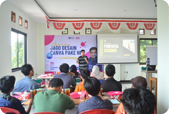 Workshop Canva dengan HP