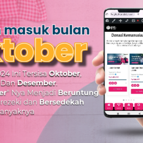 Oktober Berkah Dengan Bersedekah