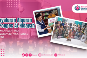 Penyaluran Al-Quran di Ponpes Al-Hidayah, Lebak Banten