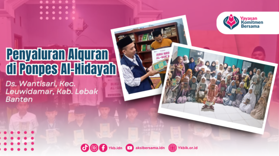 Penyaluran Al-Quran di Ponpes Al-Hidayah, Lebak Banten