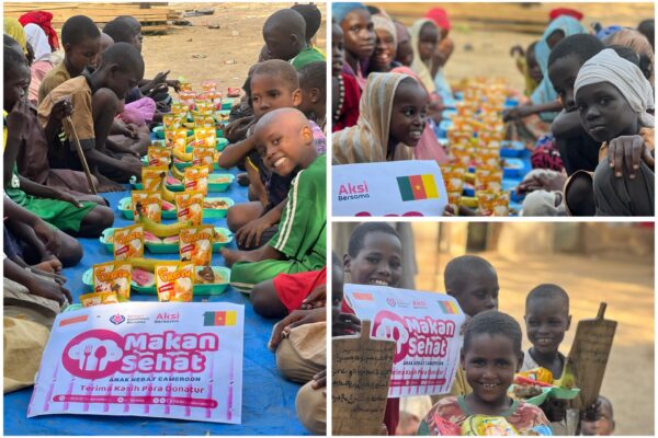Berbagi Berkah Makan Sehat untuk Anak Yatim di Kamerun