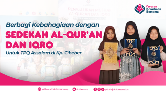 Berbagi Kebahagiaan dengan Alquran dan Iqro di TPQ Assalam
