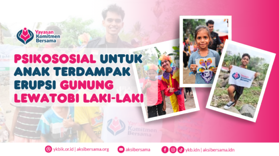 Aksi Psikososial untuk Anak-Anak Terdampak Erupsi Gunung Lewatobi Laki-laki