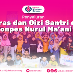 Berbagi Beras dan Gizi untuk Santri di PonPes Nurul Ma’ani