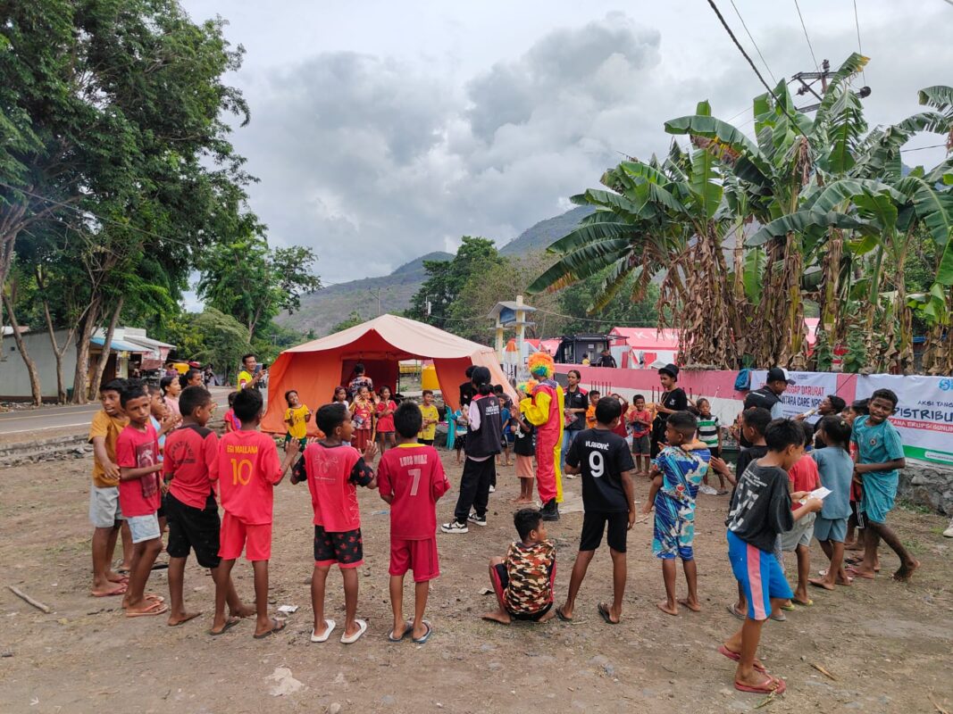 Psikososial untuk anak terdampak erupsi gunung lewatobi