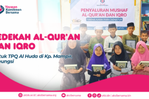 Penyaluran Al-Qur’an dan Iqro untuk TPA di Pelosok Cileungsi