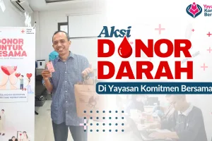 Kegiatan Donor Darah di Yayasan Komitmen Bersama