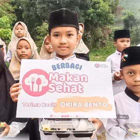 Berbagi Makan Sehat di TPQ Hidayatus Shibyan Klapanunggal, Bogor