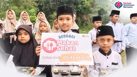 Berbagi Makan Sehat di TPQ Hidayatus Shibyan Klapanunggal, Bogor