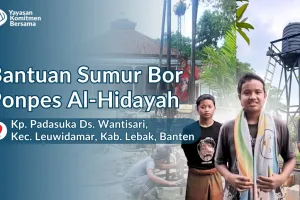 Pembuatan Sumur Bor untuk Ponpes Al-Hidayah, Lebak, Banten