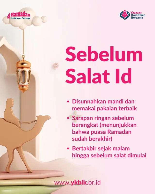 Cara sholat idul fitri