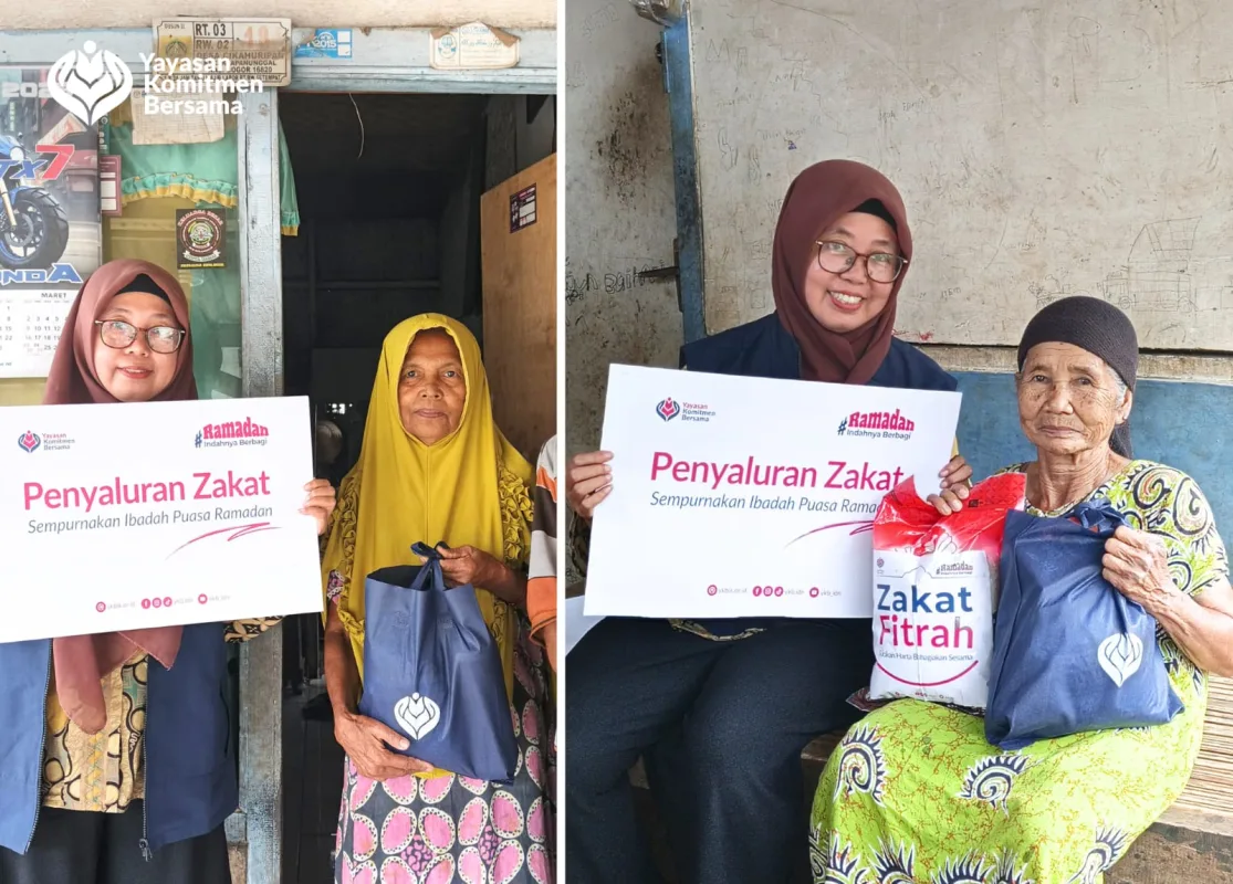 Zakat fitrah yayasan komitmen bersama 