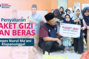 Penyaluran Beras Dan Gizi Santri Ponpes Nurul Ma’ani Klapanunggal