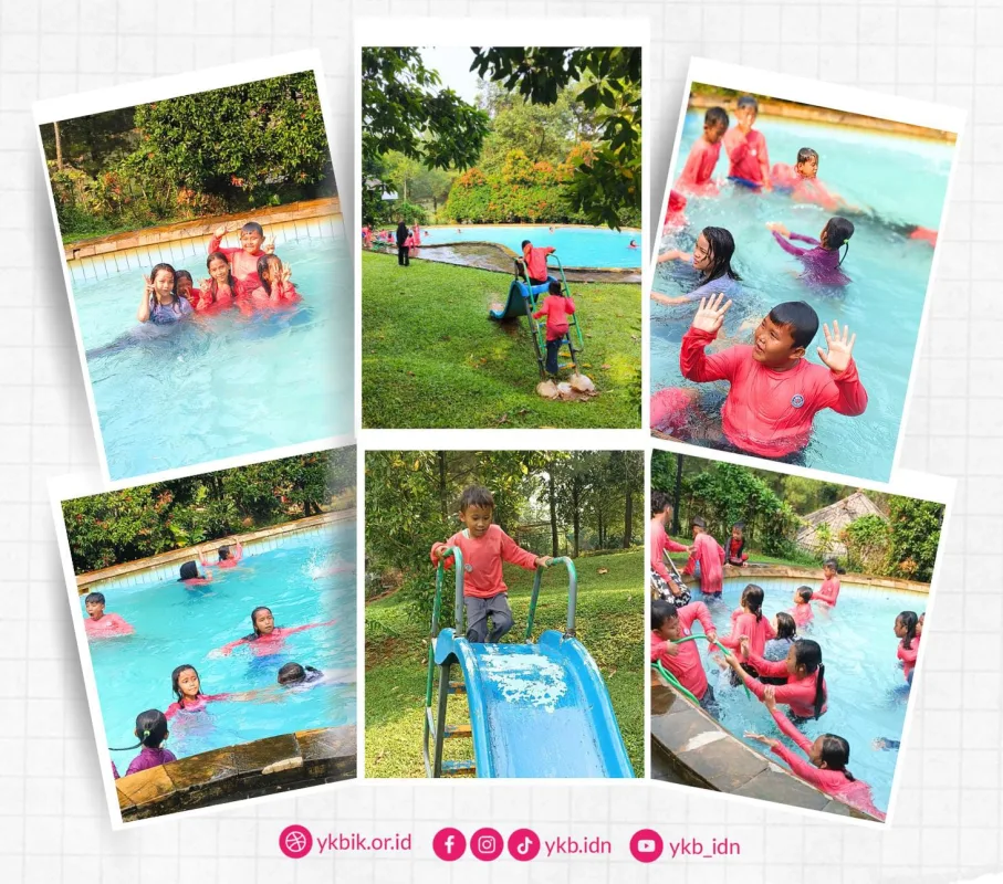Berenang di telaga Cikeas bogor