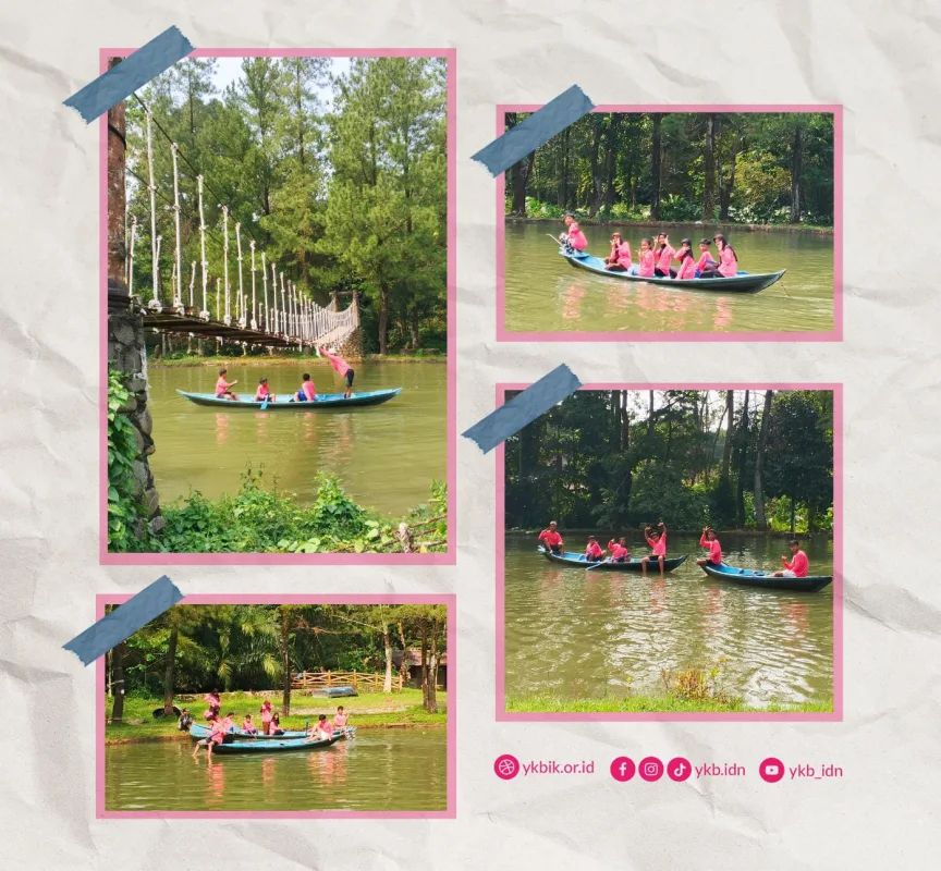 Bersampan di telaga cikeas