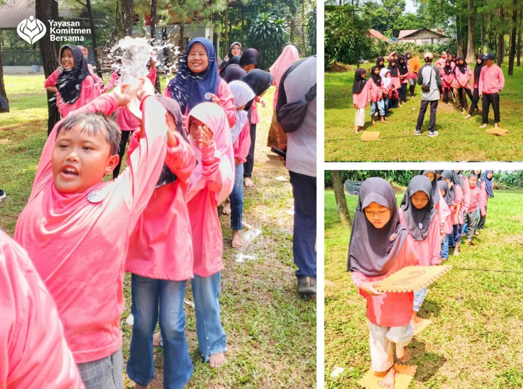 Outbound ceria anak yatim di telaga cikeas