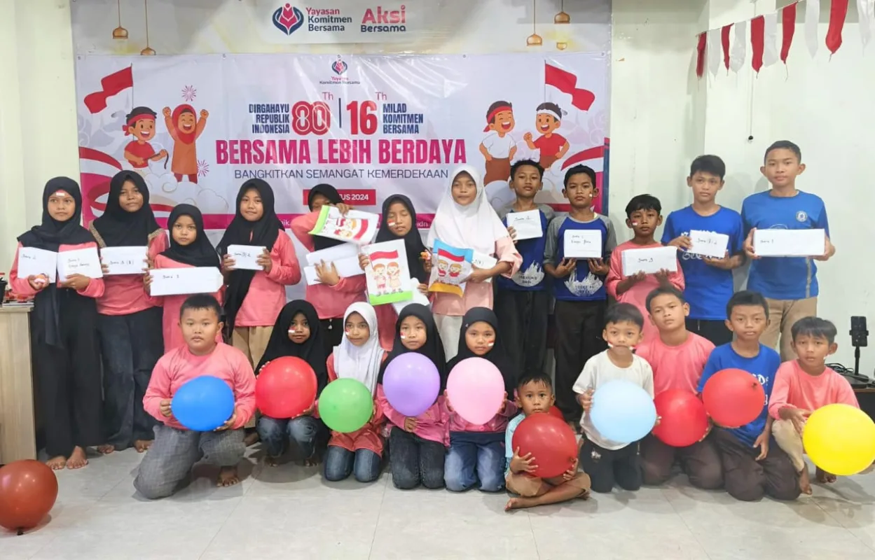 Semarak Lomba 17 Agustus Bersama Yayasan Komitmen Bersama