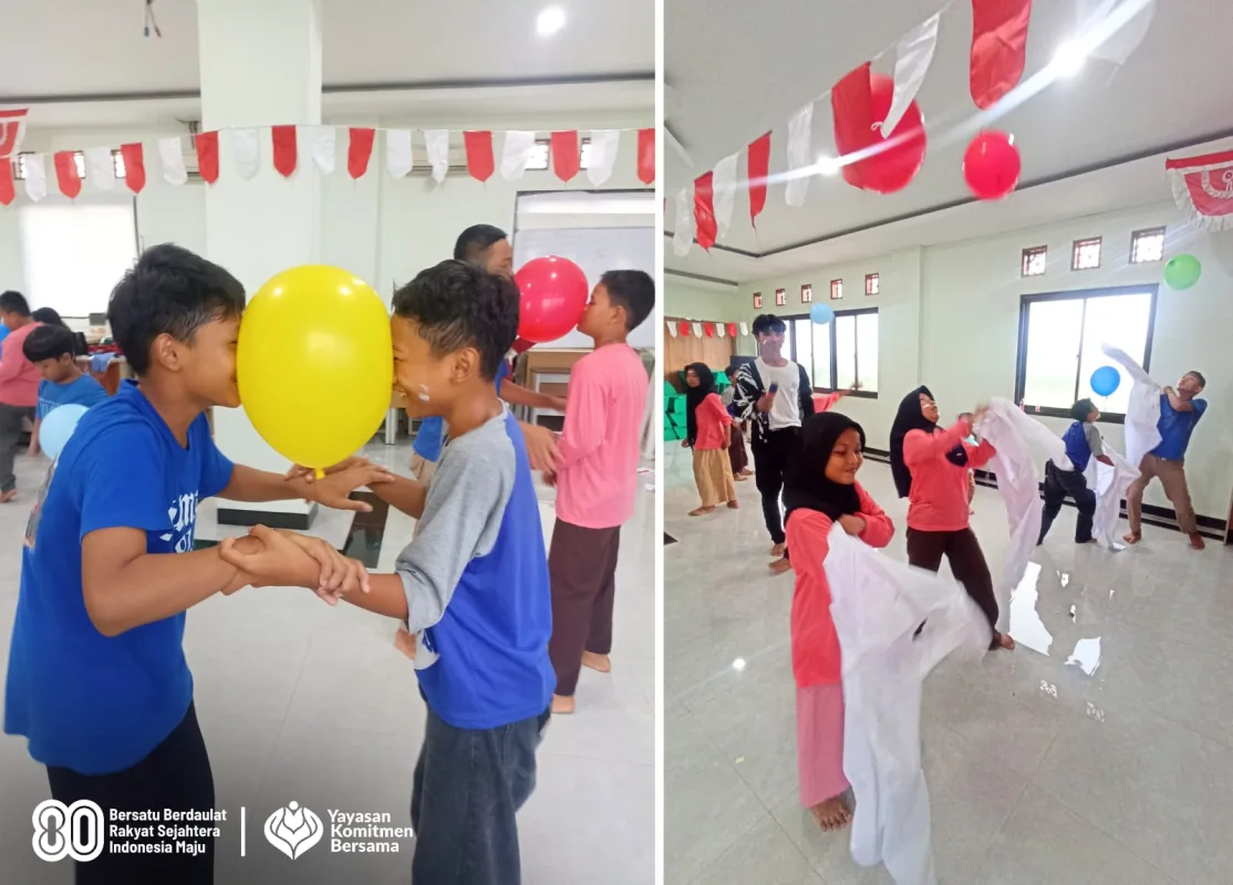 Lomba joget balon berpasangan