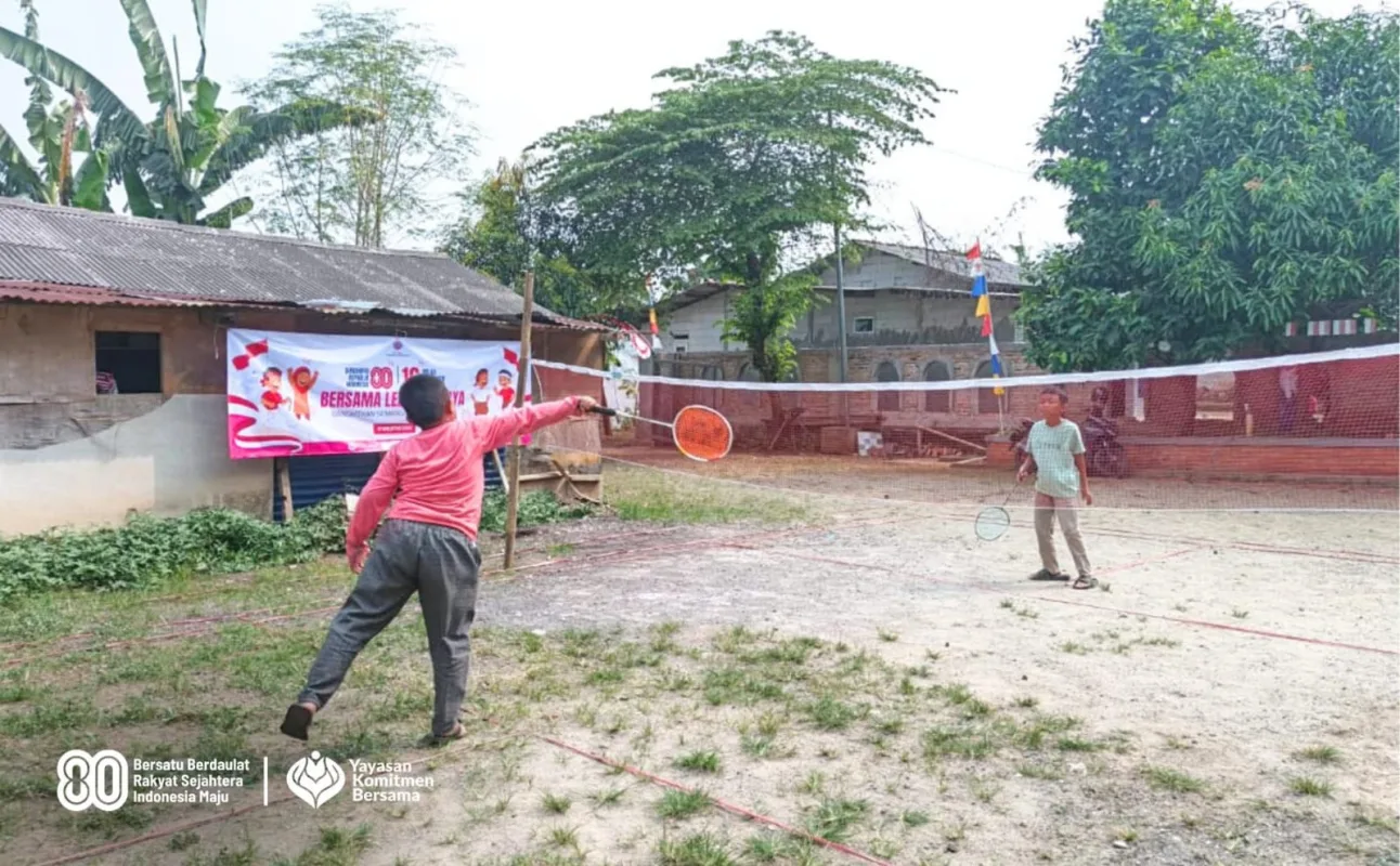 Keseruan Lomba Tarik Tambang, Bulu Tangkis, dan Futsal Bersama Anak Yatim