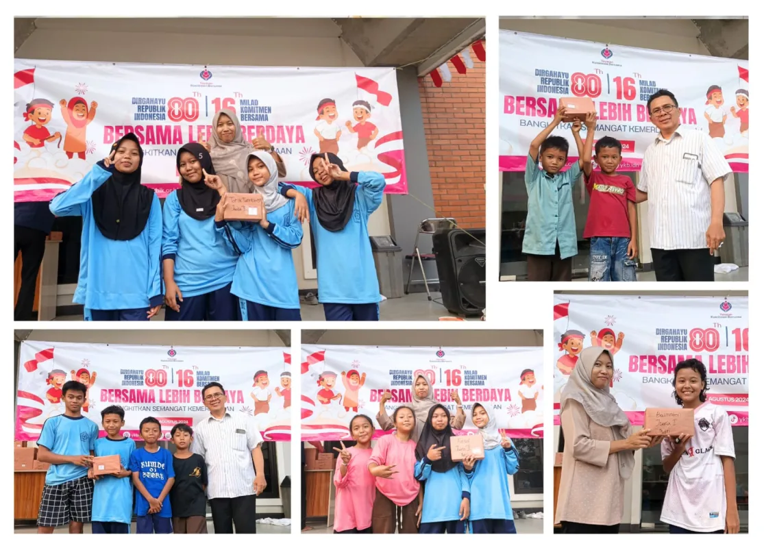 Keseruan Lomba Tarik Tambang, Bulu Tangkis, dan Futsal Bersama Anak Yatim