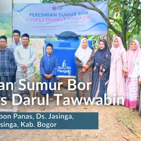 Air Bersih Mengalir untuk Santri: Pembangunan Sumur Bor di Ponpes Darul Tawwabin Jasinga