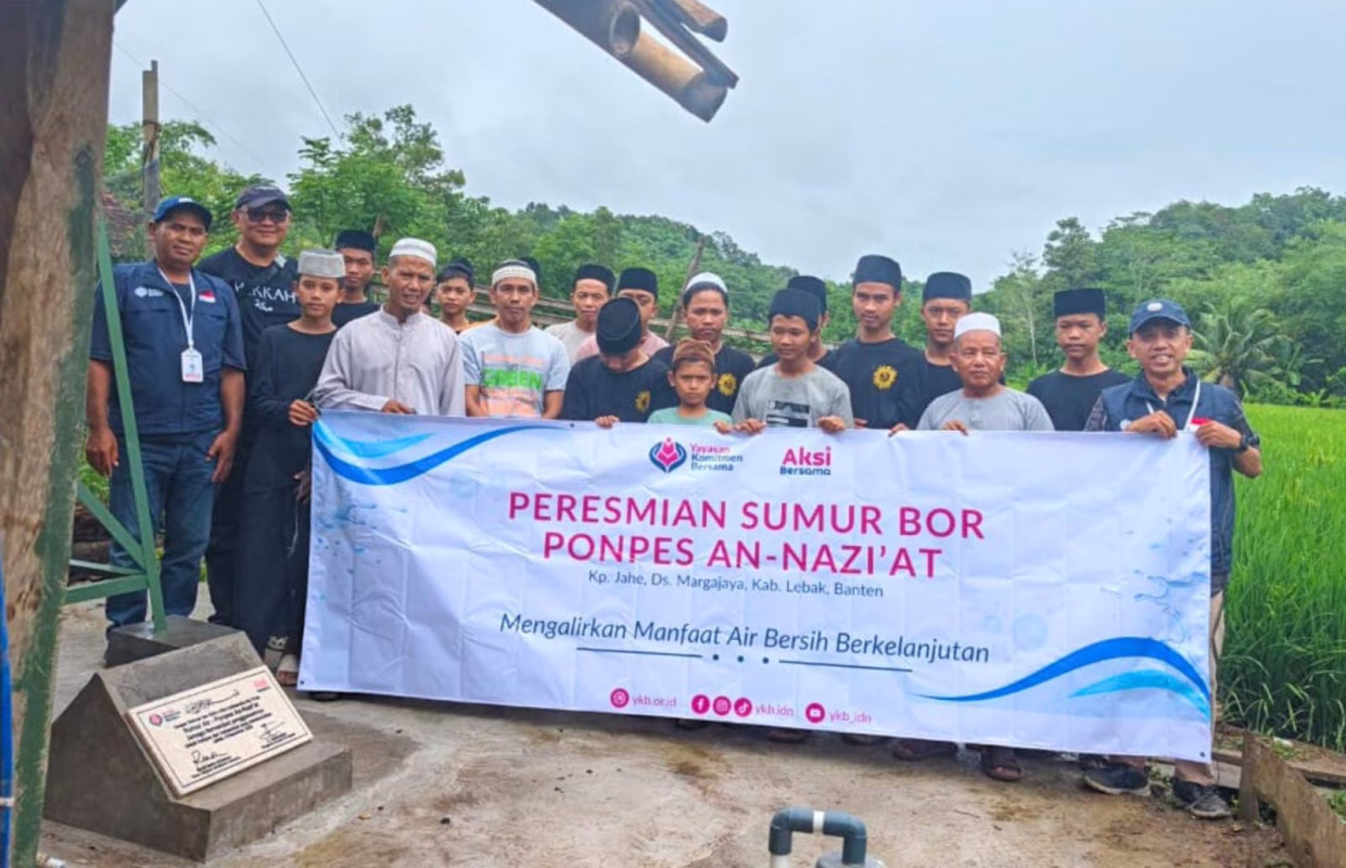 Sumur bor ponpes an naziat