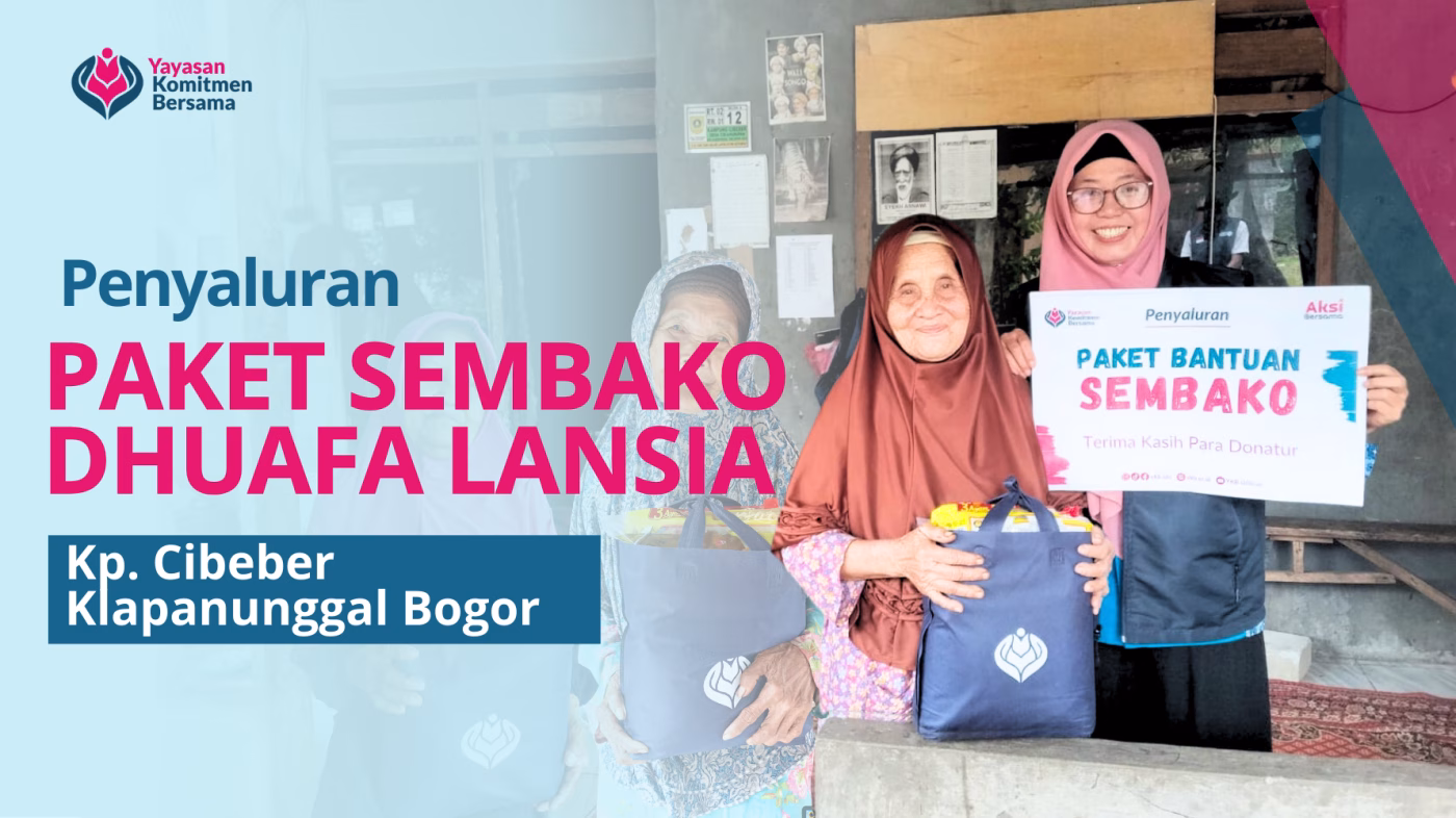 penyaluran sembako dhuafa lansia