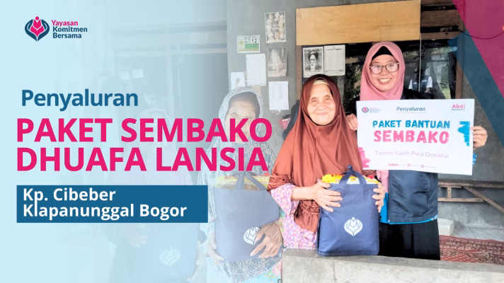 penyaluran sembako dhuafa lansia