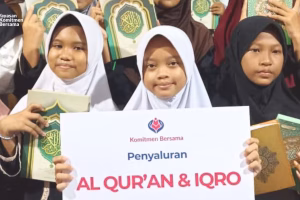 Komitmen Bersama Menyalurkan Alquran dan Iqro untuk TPA Baitul Ummah