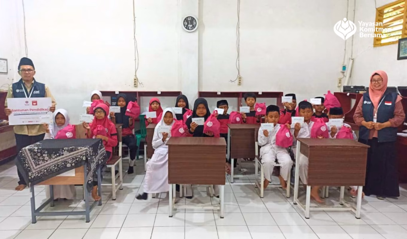 Santunan pendidikan MI Al ishlah klapanunggal