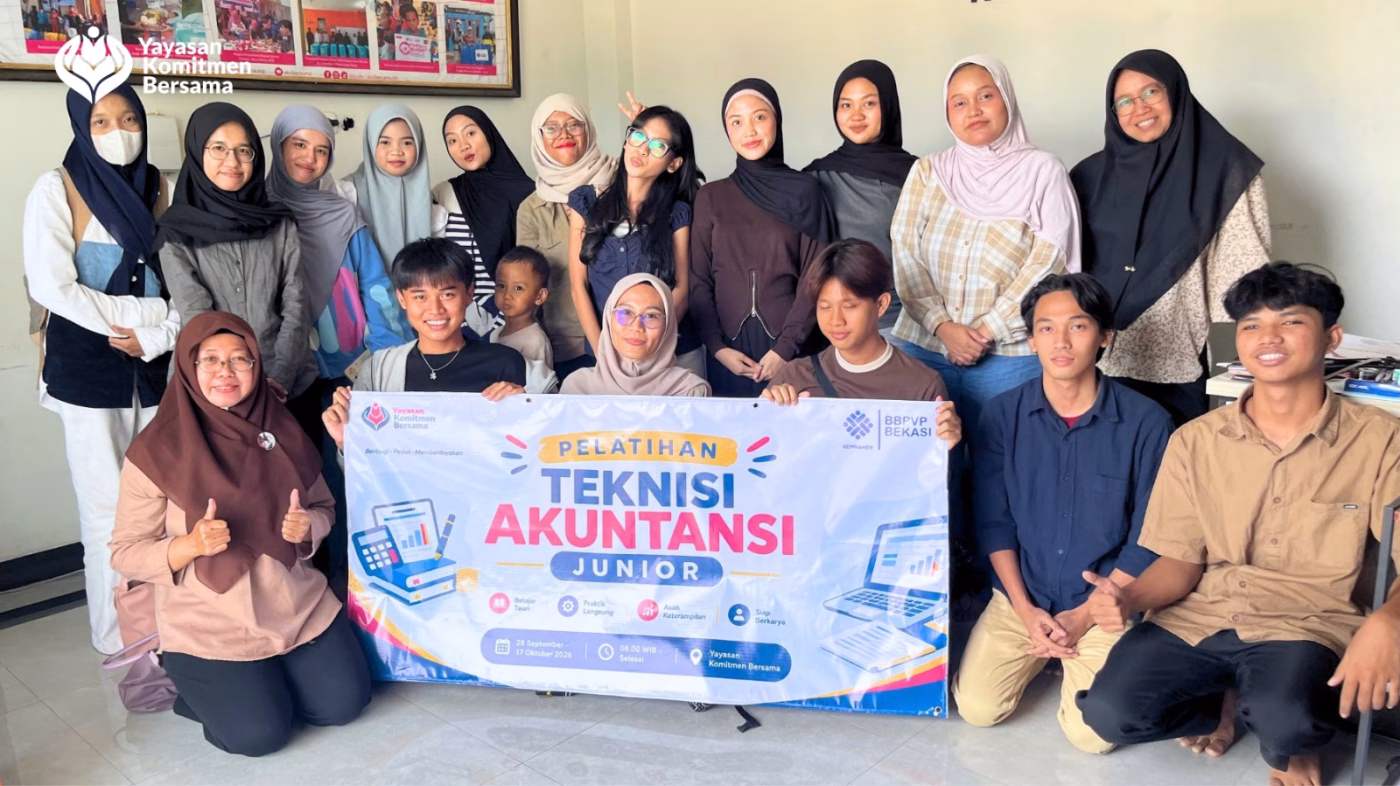 Peserta Pelatihan Teknisi Akuntansi Junior bersama YKB dan BBPVP Bekasi.